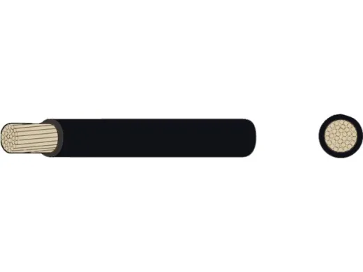 Dünnwandkabel verzinnt 1x6,0mm² schwarz