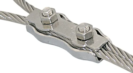 Duplexklemme 1.4401 f. 8mm Drahtseil