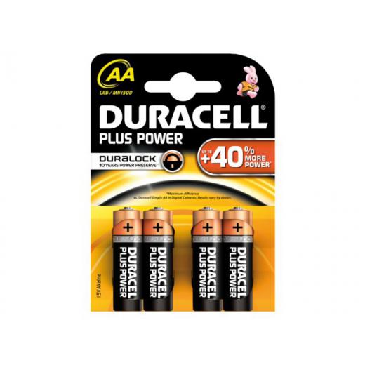 Duracell Plus MN1500 AA 4-Pack
