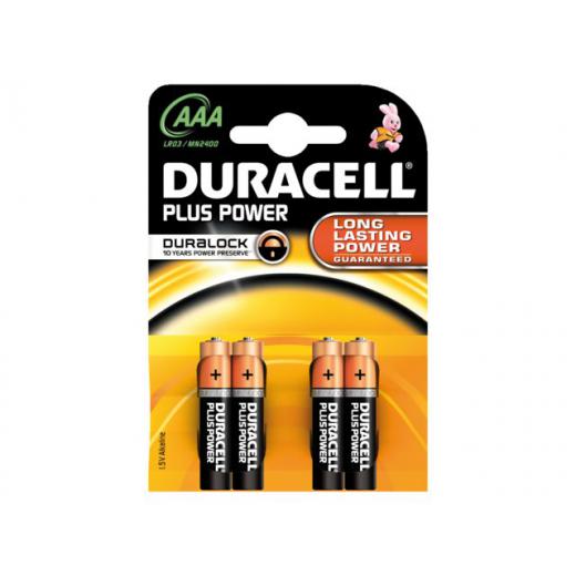 Duracell Plus MN2400 AAA 4-Pack