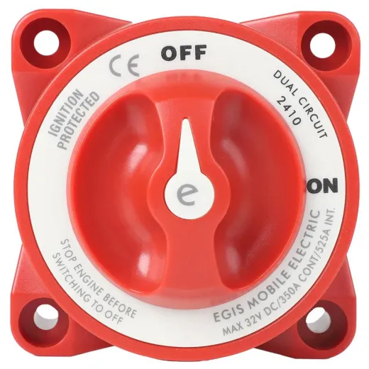e-Serie 350A Doppelkreis-Batterieschalter EIN/AUS