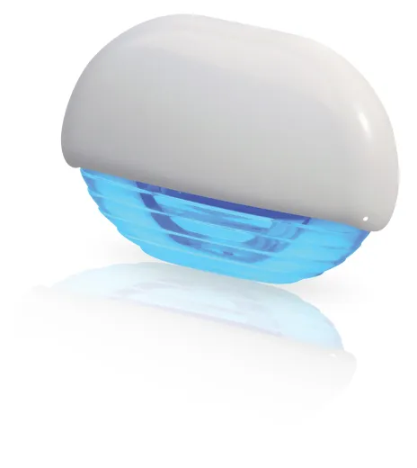 Easy Fit Step Lamp blau Kst.verchromt