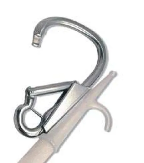 Edelst.-Bojen-asymm.-Karabinerhaken 200mm