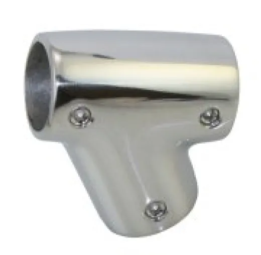 Edelstahl-Relingsbeschlag T-Stück 60°univ. 22mm