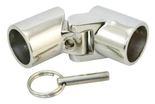 Edelstahl Rohrverbinder f. 25mm klappbar