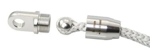 Edelstahlauge für Dyneema®Tauwerk 10mm