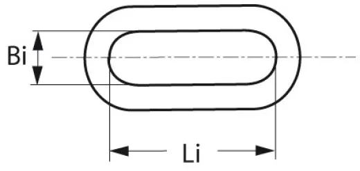 Edelstahlkette kurzgliedrig 3mm aus AISI 316