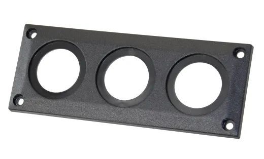 Einbau-Dreifachrahmen für Power-/USB-Steckdose-lose-