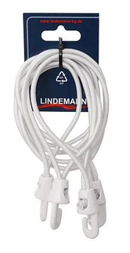 Einbinder mit Haken 15cm komplett weiß