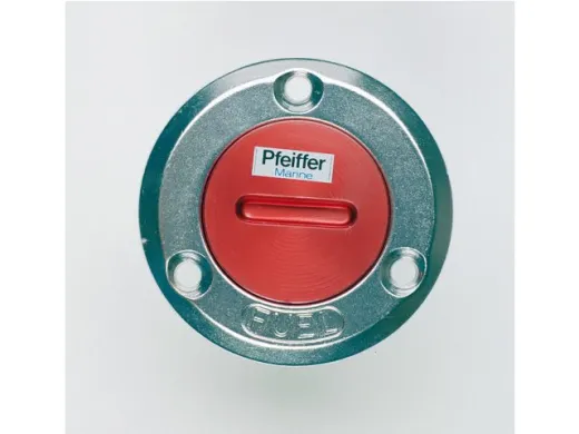 Einfüllstutzen Aluminium Benzin rot