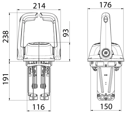Einhandschaltung B502B