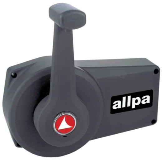 Allpa Einhebel-Fernbedienung C89, Schwarz, Seitenmontage, Mit Schaltsperre