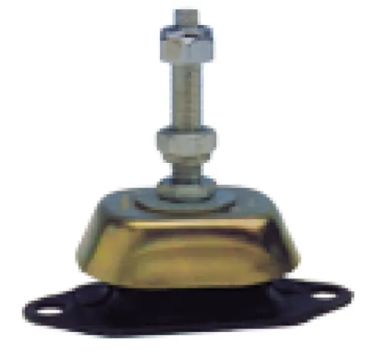 Elastisches Motorlager Small, 55° Shore, Stift M12, Abm. 120x60x40mm, Max. 70kg