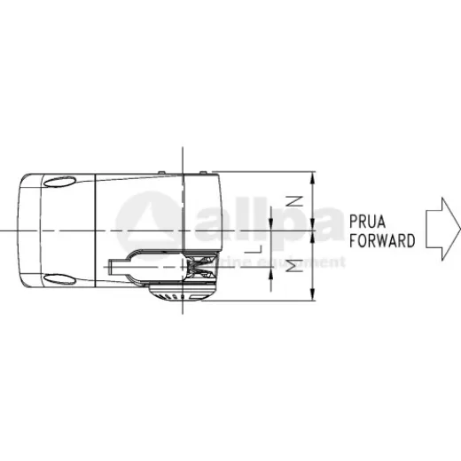 Lofrans Windlasses Ankerwinde Horizontal, Modell Lion, 6mm/12v/700w, Ohne Automatischen Freilauf