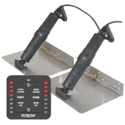 Elektrisches Trimmklappensystem, 9"X12", 12v (Boot 16'-26'/5-7,5m)