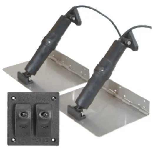 Elektrisches Trimmklappensystem, 9"X24", 12v (Boot 26'-40'/8-12m)