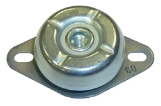 Equi-Frequency Motorlager, 60° Shore, Gewinde M8, Abm. 85x54x25mm, Max. 600n (Steifheit 180n/Mm)