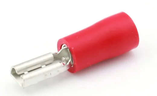 Fachstecker unisoliert - Rot, 2,8 x 0,5 mm
