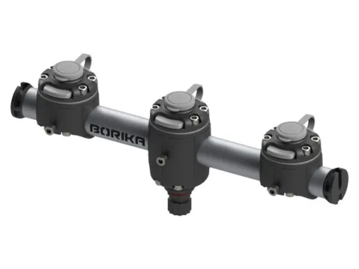 Fasten GM350-3 Stange mit 3 Zubehörhaltern 350mm