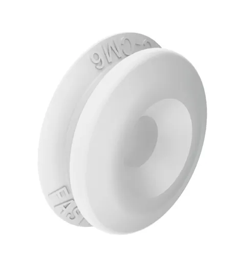 FASTMOUNT Textile Teppich-Buchse, für Teppich 3-5mm klar, 10St.