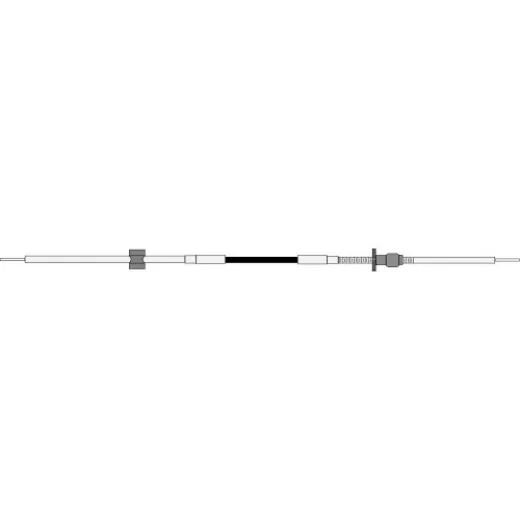 Seastar Fernbedienzug Cc170 12 (3.66m) Für Omc (