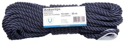 Festmacher - marineblau, 12 m, 14 mm