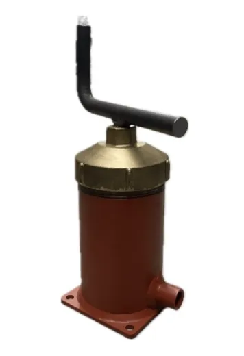 Fettpresse (Grundplatte breit, 150 x Ø90, 3/8" Seite, ½ ltr)