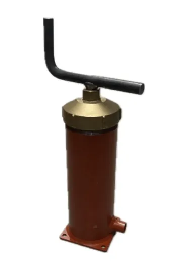 Fettpresse (Grundplatte breit, 255 x Ø90, 3/8" Seite, 1 ltr)