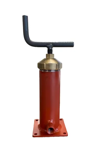 Fettpresse (Grundplatte schmall, 195 x Ø60, 3/8" Seite, ½ ltr)