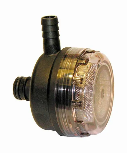 Filter für Wasserpumpe - ⅓ Schlauch-Stecker in
