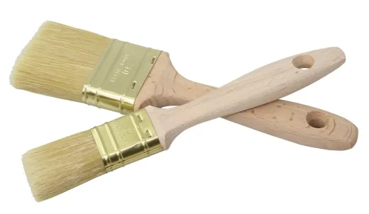 Flachpinsel 9.Stärke 50mm breit mit Holzstiel