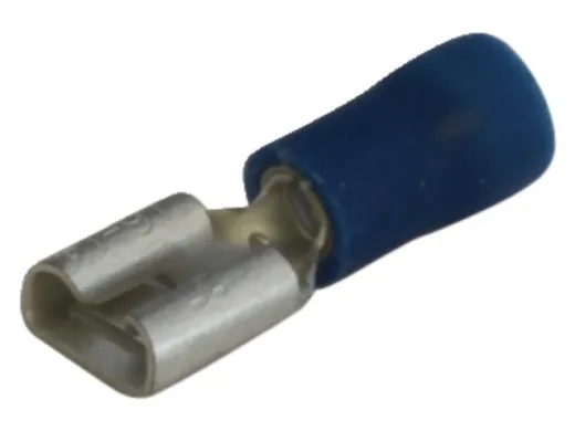 Flachsteckerhülse 6.3 blau 1.5-2.5mm2 (6ST)