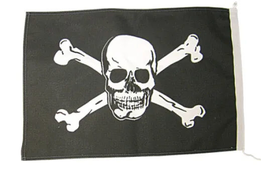 Flagge 30 x 45 cm PIRAT