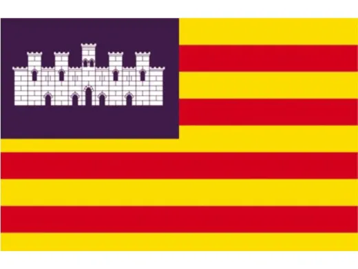 Flagge SB Balearen 20x30cm