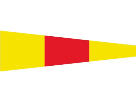 Flagge SB Signal 0 30x36cm