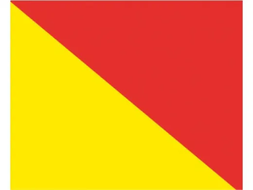 Flagge SB Signal O 30x36cm