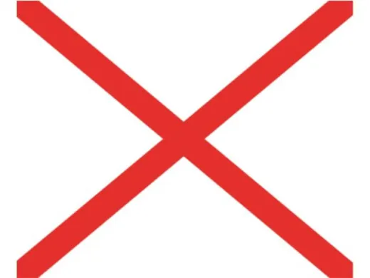Flagge SB Signal V 30x36cm