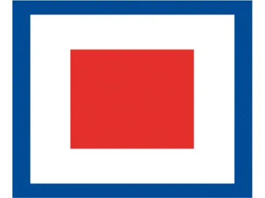 Flagge SB Signal W 30x36cm