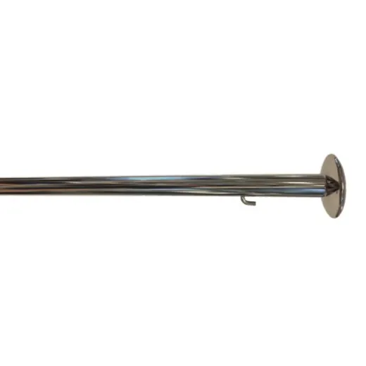 Allpa Niro Flaggenstock, L=1m Ø25mm, Mit 2 Haken