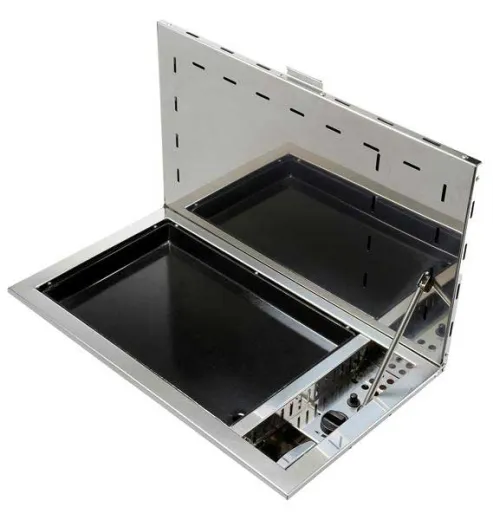 Force 10/ENO Antigua Edelstahl Gasbarbe (Einbau)