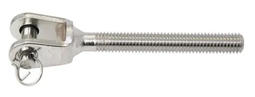 Gabel für Wantenspanner M6 links AISI316