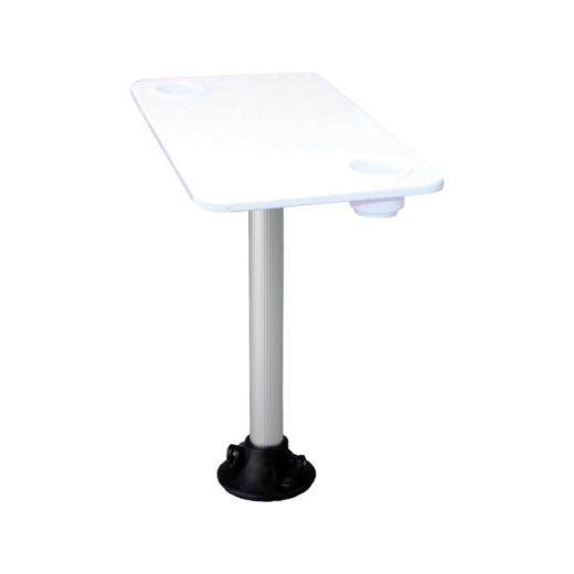 Garelick Tischsäule mit Tischplatte Quick Release rechteckig 38x71cm