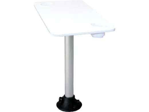 Garelick Tischsäule mit Tischplatte Quick Release rechteckig 38x71cm