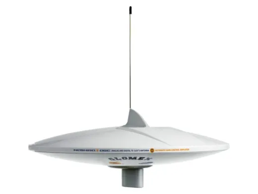 Glomex TV Antenne NASHIRA DVB-T2 DAB+ weiß