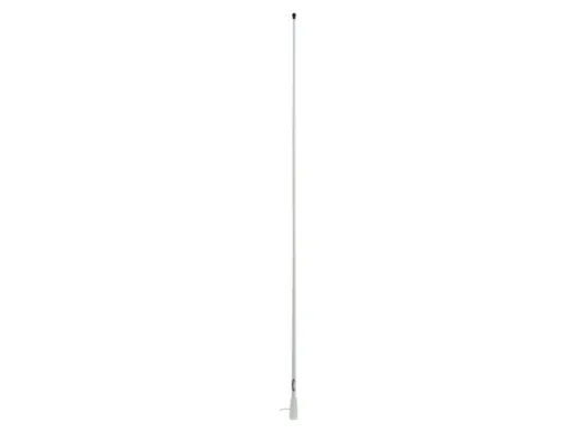 Glomex UKW Motorbootantenne Fiberglas 1.5m weiß mit Kabel 4,5m