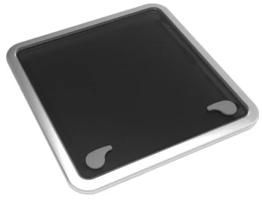 Goïot Aluminium Luken Modell Opal 60, Satin, Abm. 561x561mm, Lochmaß 507x507mm, Rahmen 15mm