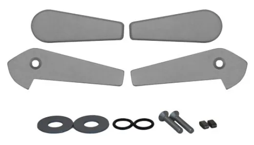 Goïot Tradition Aluminium Interieur Exterieur Hebelhandles Satz von 2 Stück