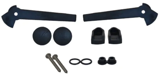 Goïot Tradition Plastik Interieurhebel, Inkl. Montagesatz (Zwart)