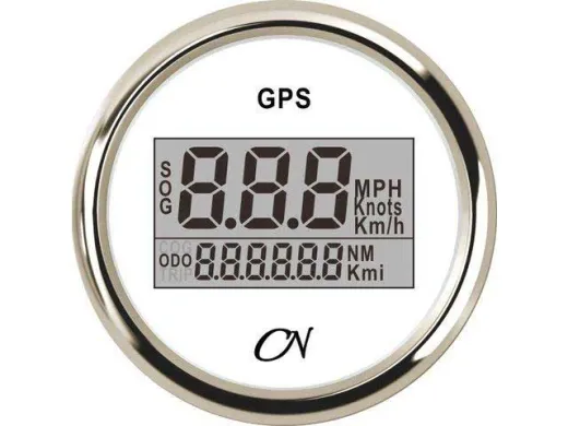GPS-TachoAnzeiger - Weiß