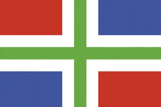 Groningen Flagge 20x30cm